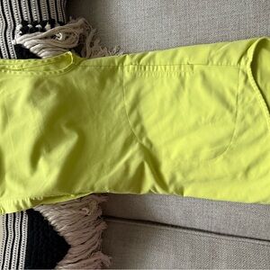 Figs bright green Rafaela scrub top